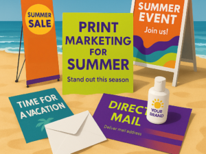 Print Marketing for Summer: Materials That Make an Impact