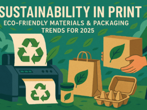 Sustainability in Print: Eco-Friendly Materials & Packaging Trends for 2025