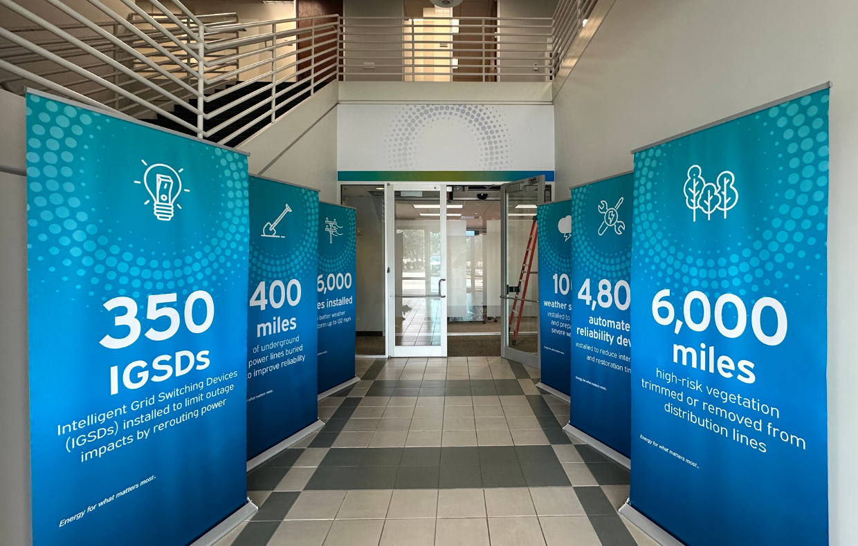 wide format printing pop up displays